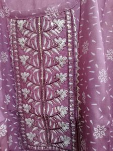 Elegant Purple Kurta