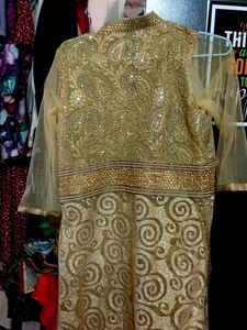 Embroidered  Party Wear Ethnic Kurta