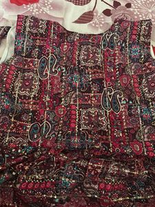 Patterned Mini Dress