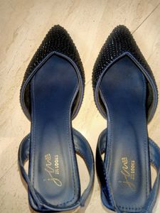 JM Looks pointed toe kitten pumps