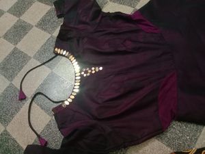 Purple Embellished Dress