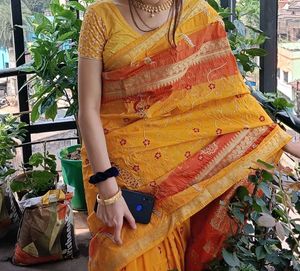 Beautiful Yellow Saree