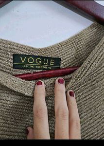 VOGUE half Sweater For Women