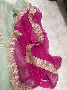 New Party Wear Kurta With Heavy Dupatta