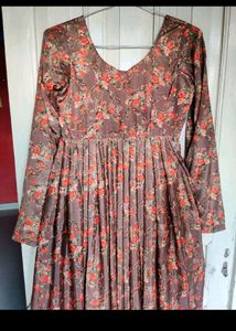 SILK Anarkali Dress