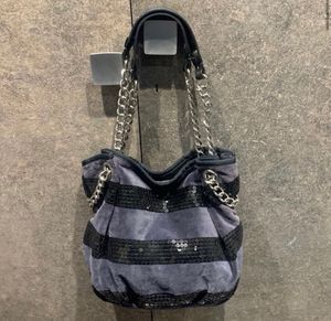 Juicy Couture Velour Sequinned Hobo Bag
