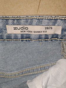 Light Wash Denim Jeans (S)