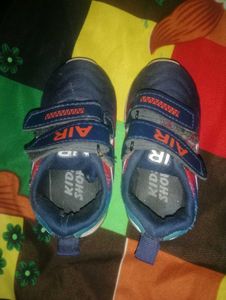 Kids' Blue 'Air' Sneakers