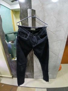 Black Straight Leg Jeans