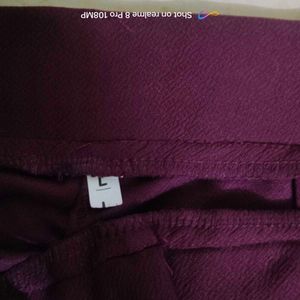 Burgundy Pants