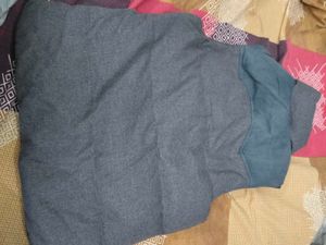 Grey Puffer Vest
