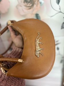 Brown Panther Shoulder Bag