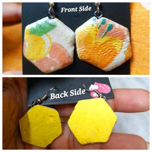 3 Pair Of Colourfull Earrings
