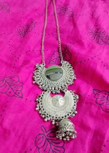 Oxidized Jewellery Set With Earrings