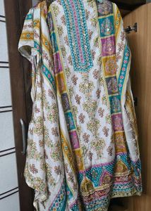 🔥 Only Today&#39;s Offer 🔥 Unstitched Muslin Dress