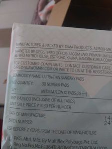 Nua XL Sanitary Napkins