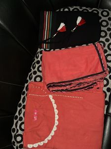 Coral Embroidered Long Kurta Sets