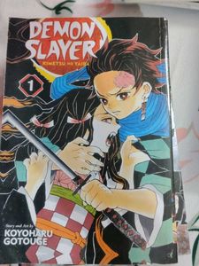 Demon Slayer Manga Set volume 1to7 (season1)