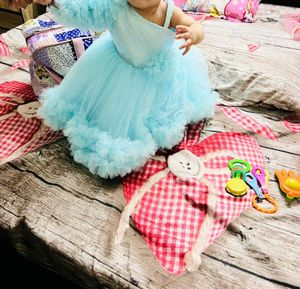 Baby Blue Tulle Dress