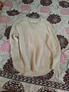PRICE DROP!! Sparkly Knit V-Neck Sweater