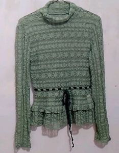 Net Crochet Top