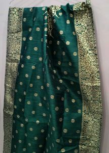 Green Embroidered Kurta Suit