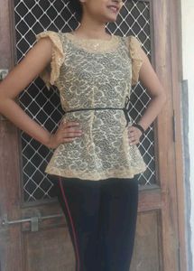 Vintage Ruffled Top