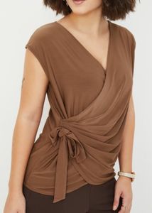 Max New Brown Top For Ladies