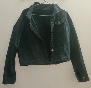 BLACK COLOUR DEMIN JACKET 🖤