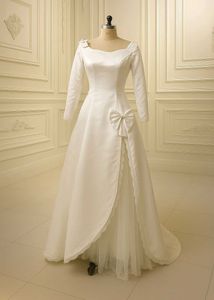 white gown