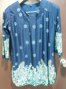 Floral Print Kurta