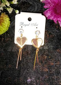 Heart Drop Earrings