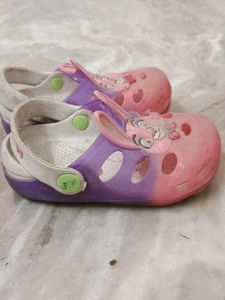 Baby Shoes Pink And Purple.