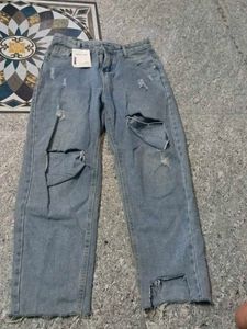 Ripped Light Wash Jeans
