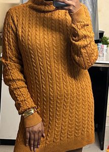 Cozy Knit Sweater Dress