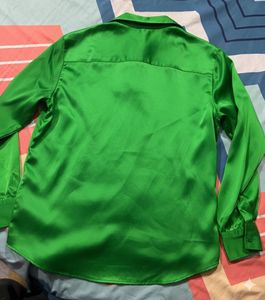 H&amp;M Green Oversized Shirt