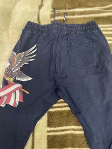 Vintage Ed Hardy Joggers with USA Eagle Print