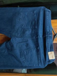 Navy Blue Colour Jeans For Women