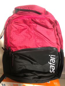 Safari Backpack - Red and Black