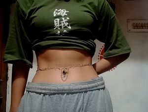 custom goth Waistchain