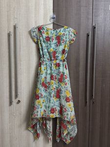 Floral Asymmetrical Dress