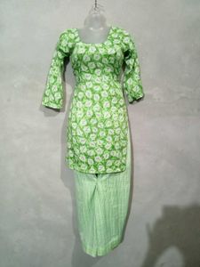 Cotton Printed Suit