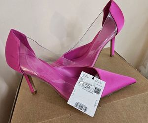 MANGO VINYL HEELS