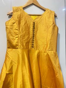 Womens Long Ethnic Gown With Dupatta