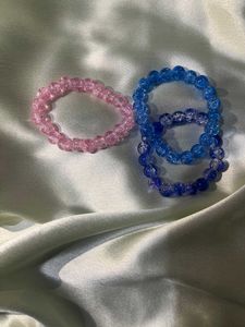 Beaded Stretch Bracelets - Set of 3