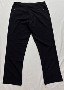 Relaxed Black Korean Trouser