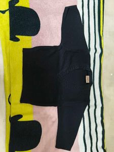 Classic Black Sweater blouse