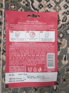 Lakme Sheetmask Strawberry