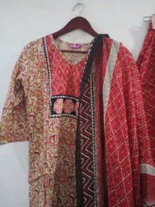 New kaamkari Printed Kurta Set
