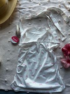 Cute Bow Halter Top